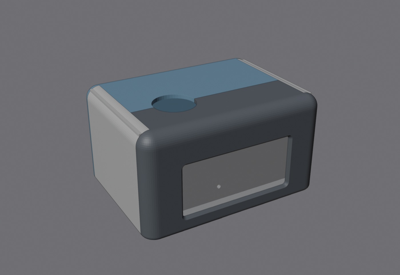 CAD render sestaveného šasi Home Buddy Mark 1